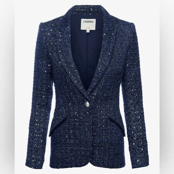 L'AGENCE Jackets & Blazers - L'AGENCE ~ The Chamberlin Midnight Blazer NWT {2}